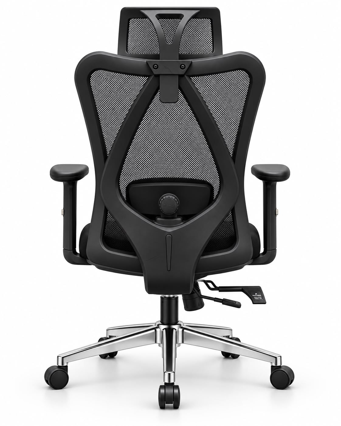 Mesh Chair with Adjustable Lumbar Support - YOE F62
