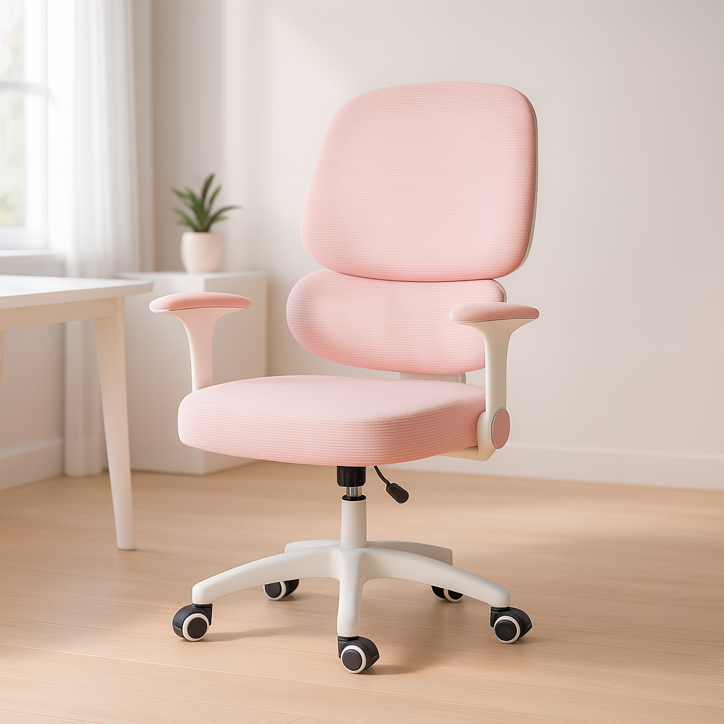 Kids Ergonomic Study Chair – YOE 66 (Pink)