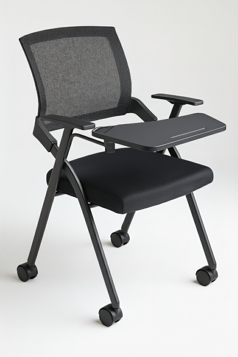 Foldable Mesh Training Chair with Writing Tablet - YOE 66