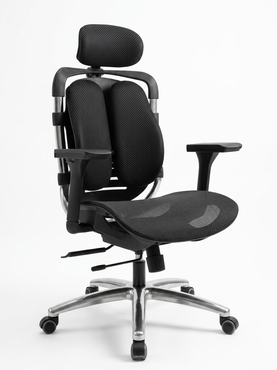 Ergonomic Dual-Back Mesh Chair - YOE A10