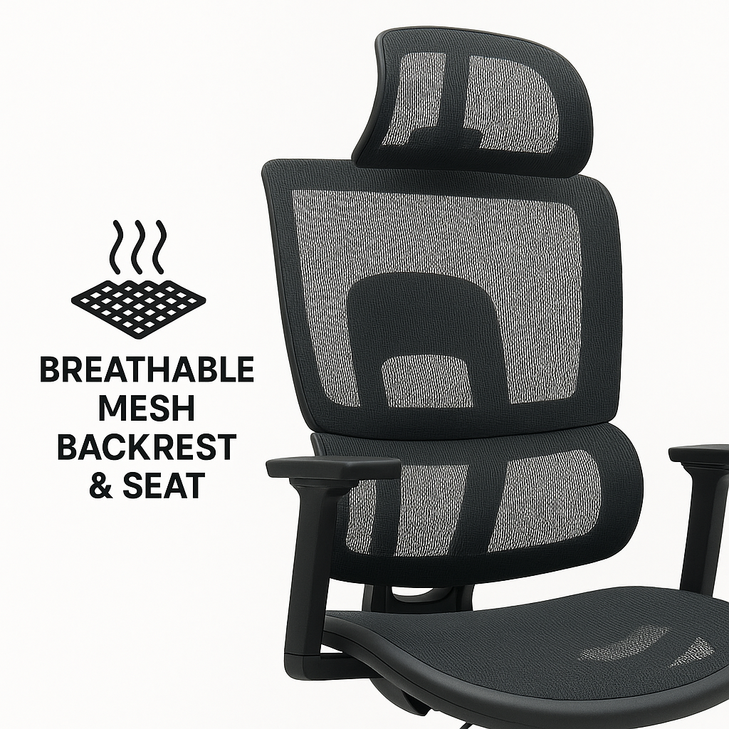 YOE S8 - Full Mesh Ergonomic Chair
