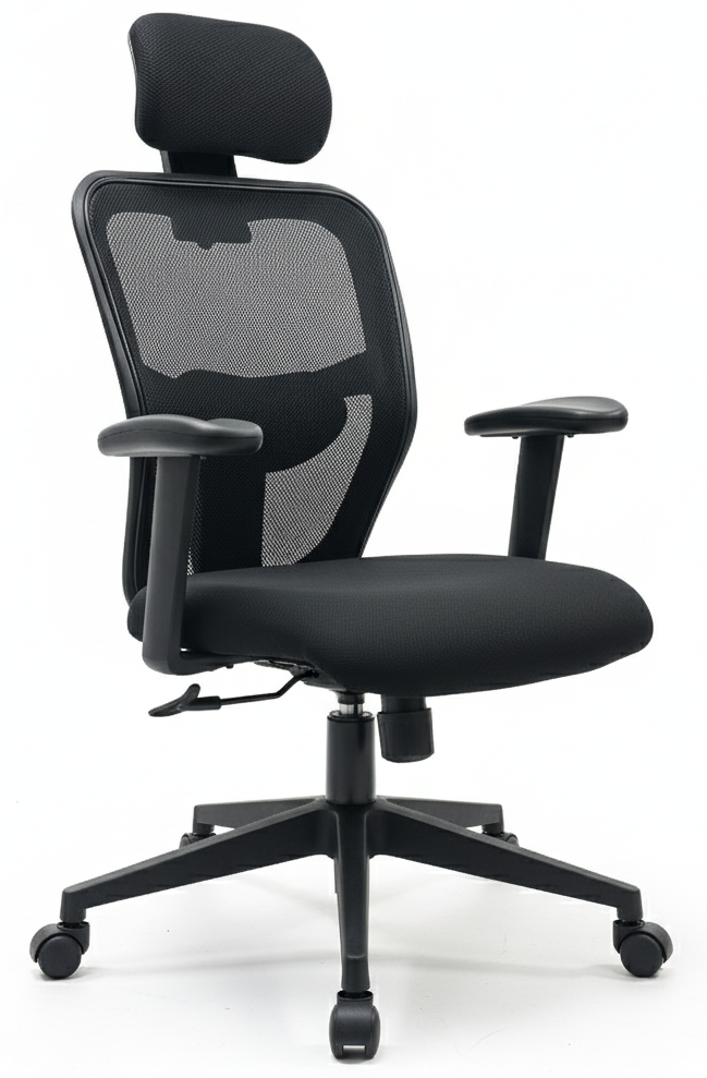 Mesh Chair With Armrest - YOE V42