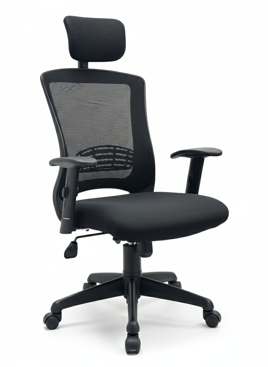 Mesh Chair With Armrest - YOE V43