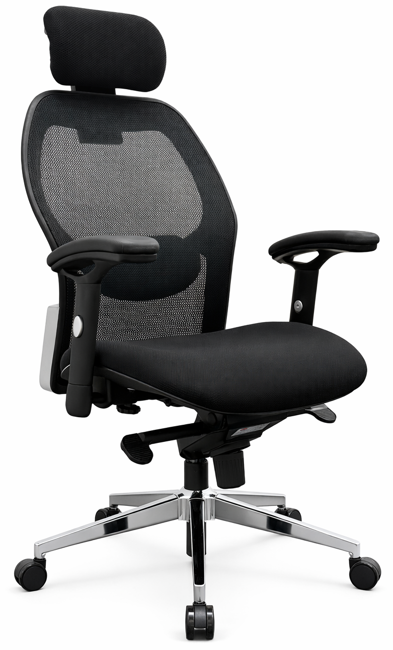 High Back Mesh Chair With Headrest - YOE V49