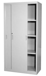 Full Height Steel Sliding Door Cabinet