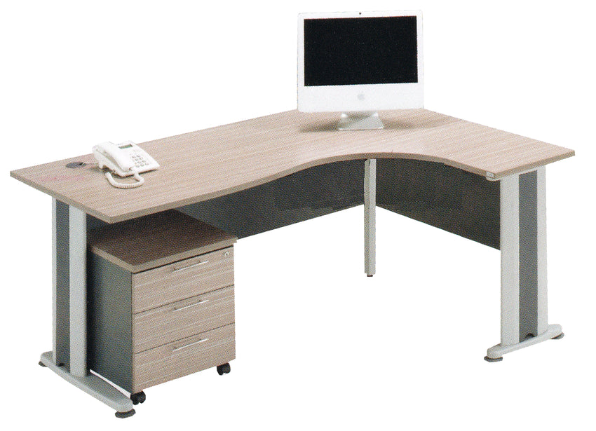 ERGONOMIC TABLE - METAL LEGS