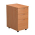 Mobile 2+1 Drawers Pedestal - Cherry